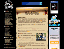Tablet Screenshot of entertheninja.com